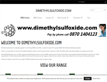 Tablet Screenshot of dimethylsulfoxide.com